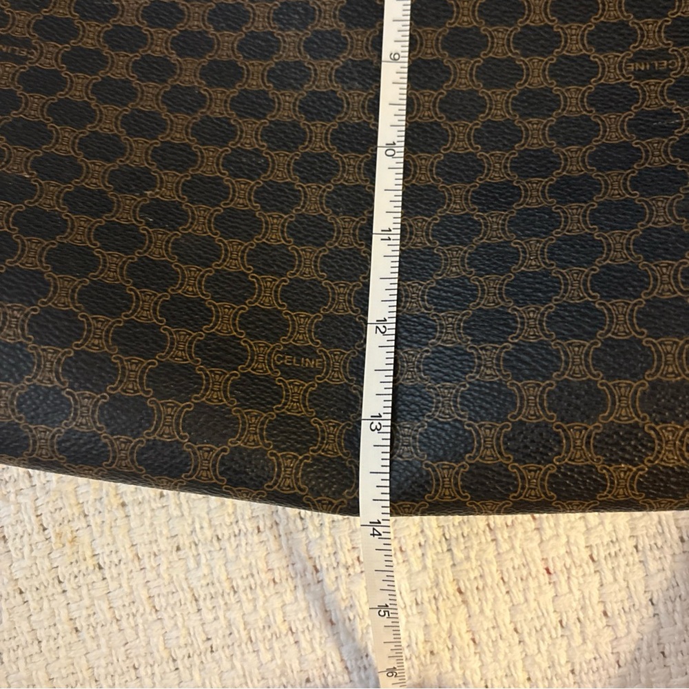 Celine Black and Brown Monogram Bag - Picture 7 of 10